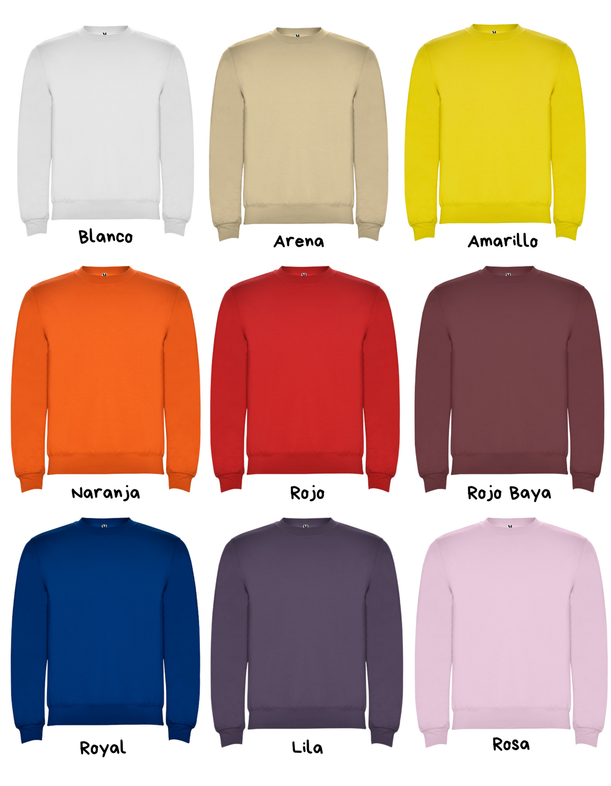 Sudadera sin capucha Unisex