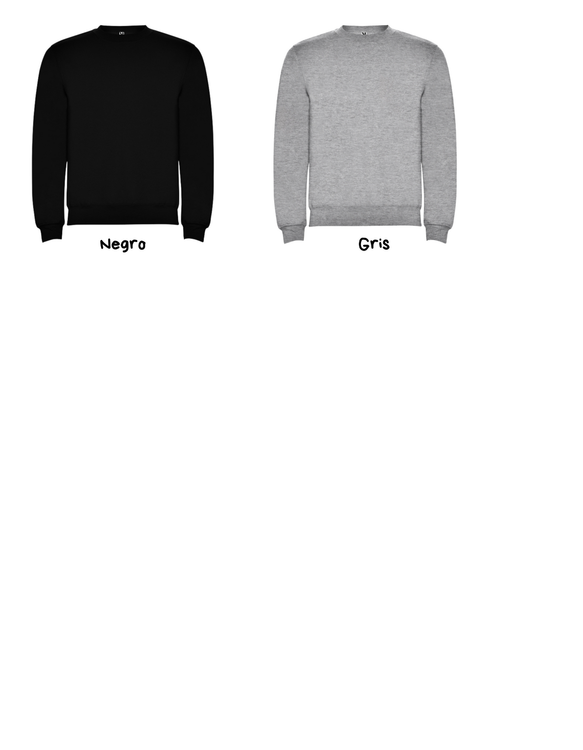Sudadera sin capucha Unisex