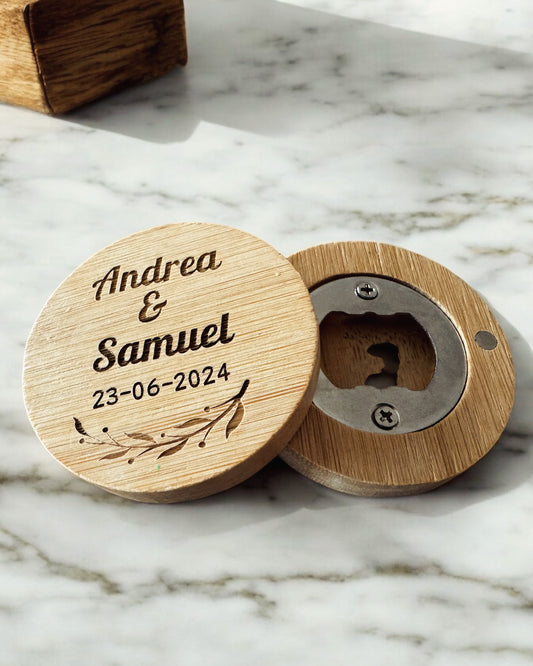 Abrebotellas de madera