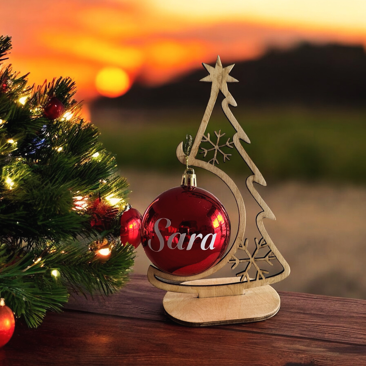 Arbol de navidad con Bola