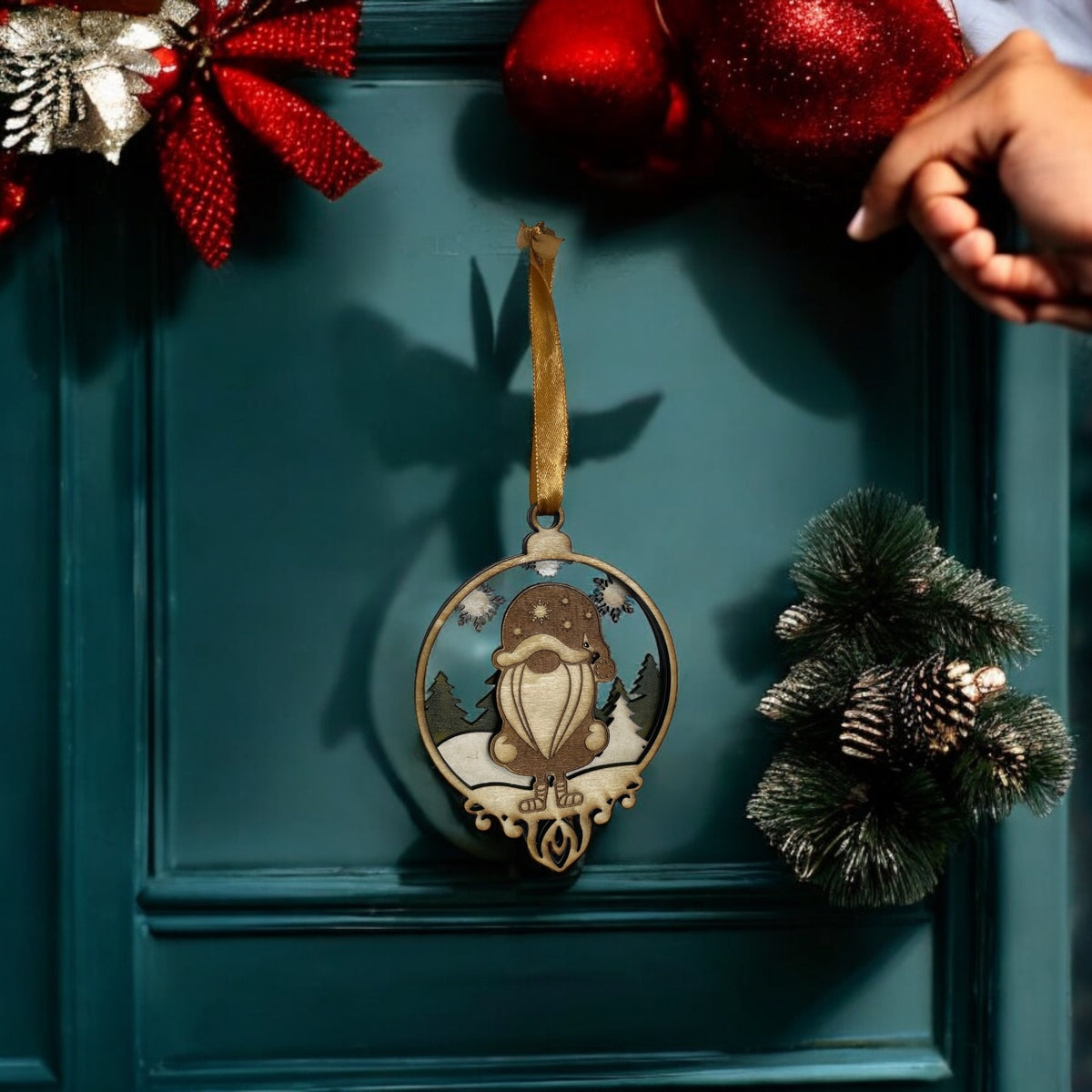 BOLA DE NAVIDAD MUÑECO DE NIEVE