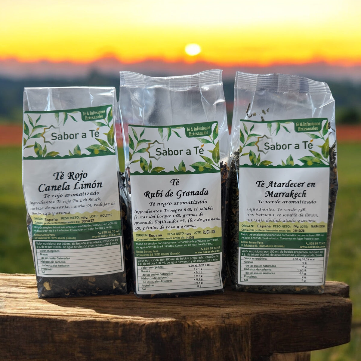 Pack de té con Taza y Posavasos