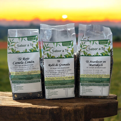 Pack de té con Taza y Posavasos