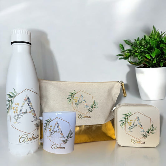 Pack Joyero + Neceser + Botella + Taza
