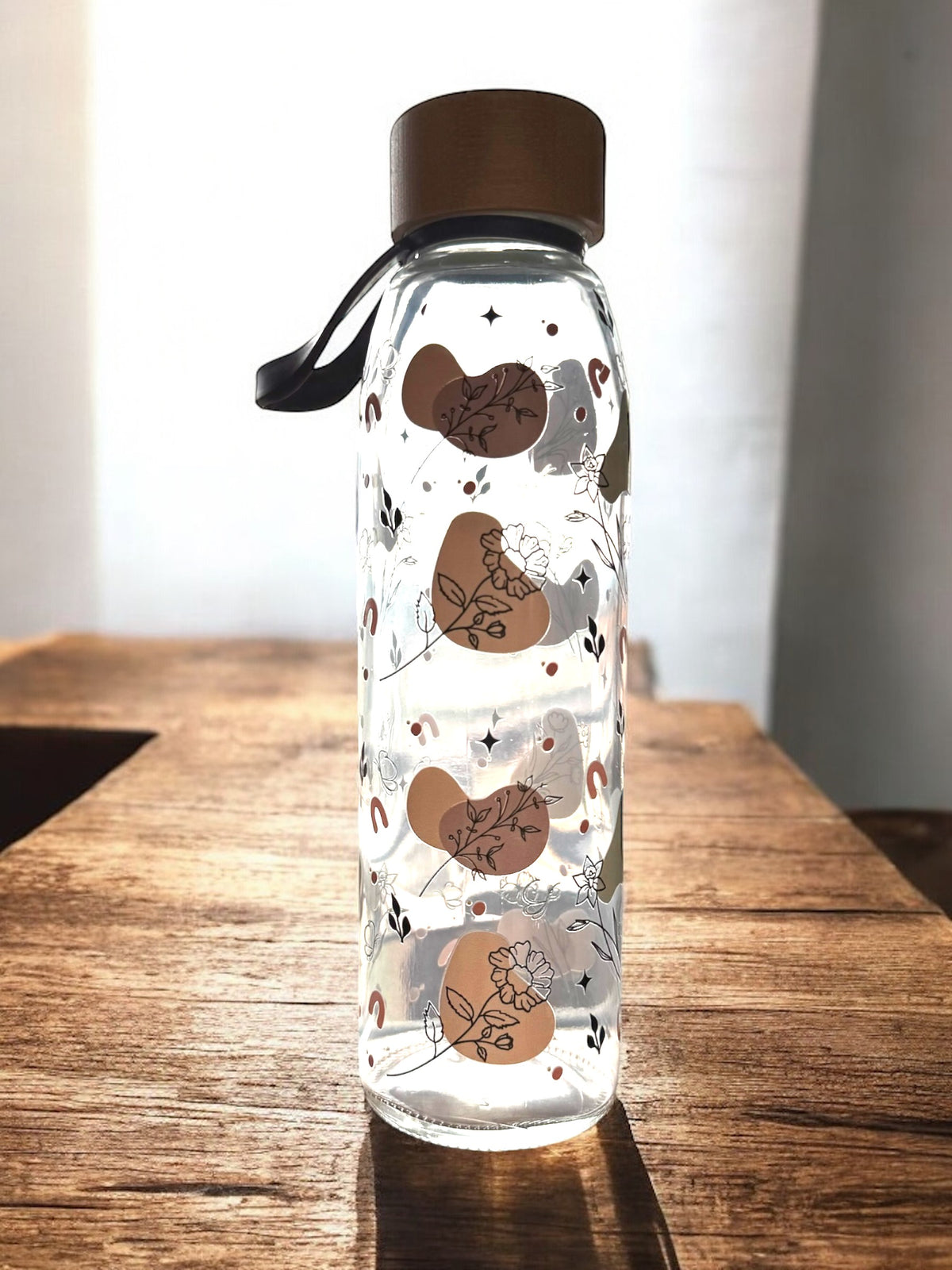Botella de cristal
