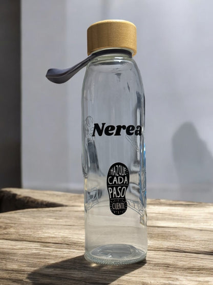 Botella de cristal