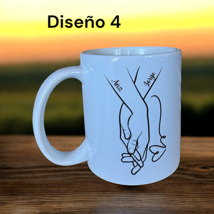 San Valentín Taza + Joyero + Conjunto de Joyas