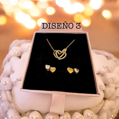 San Valentín Taza + Joyero + Conjunto de Joyas