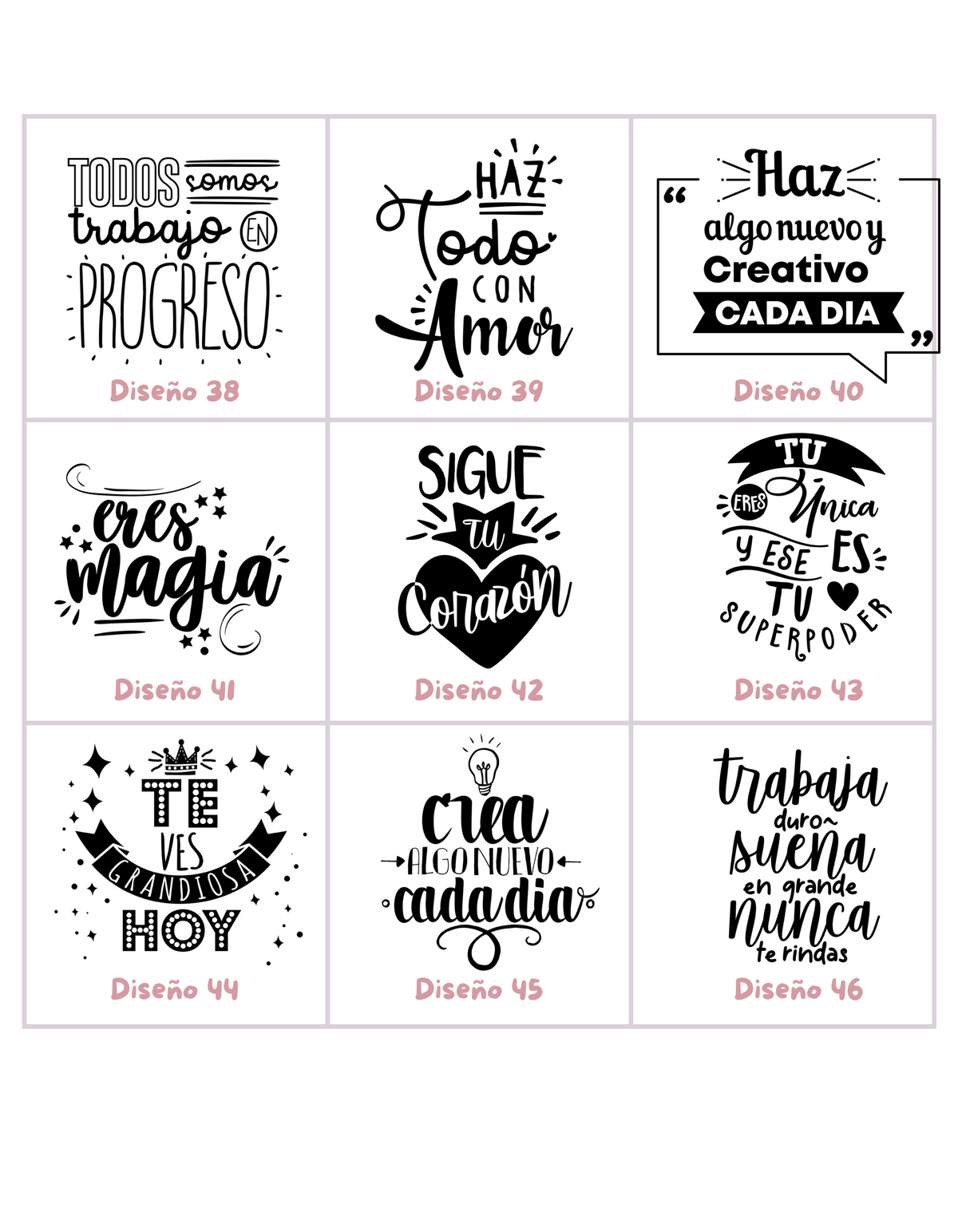 Tazas con diseños