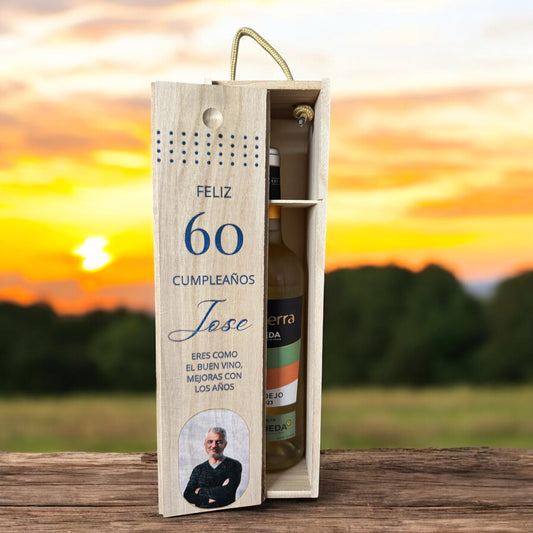 Caja para botella de vino