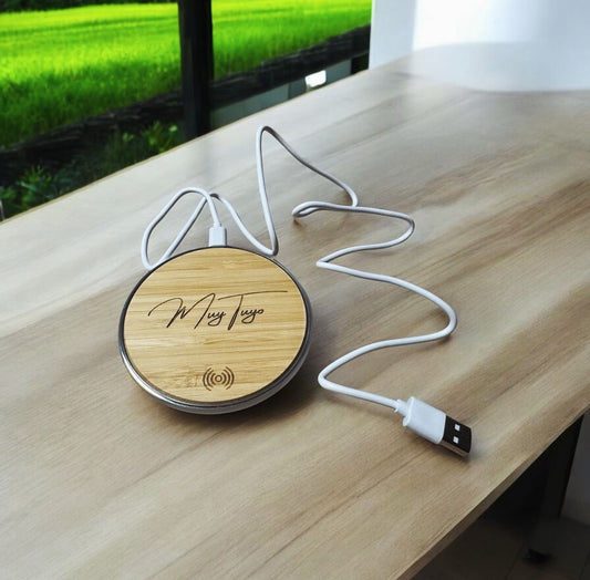Cargador inalámbrico personalizado