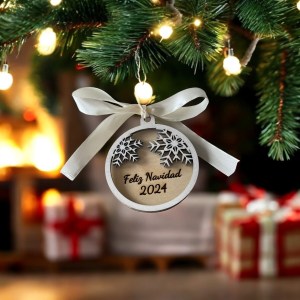 BOLA DE NAVIDAD FELIZ NAVIDAD