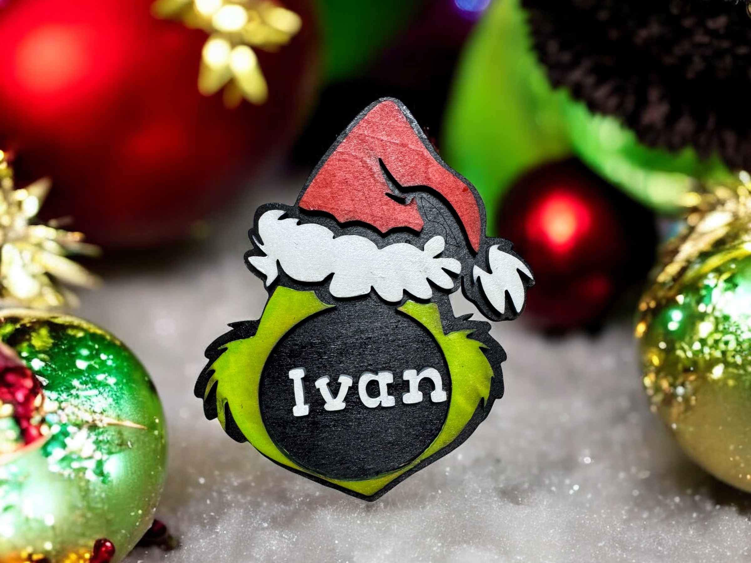 BOLA DE NAVIDAD IMAN O COLGANTE