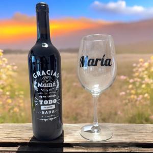 BOTELLA + COPA DÍA DE LA MADRE