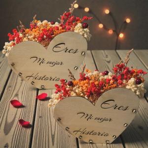 Cajita Corazón con Flores